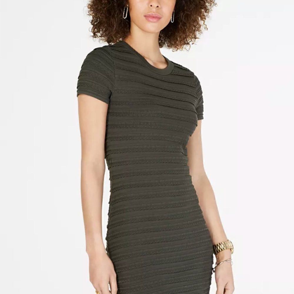 Michael Kors Scalloped-Trim Dress - Ivy‎ - Picture 3 of 13